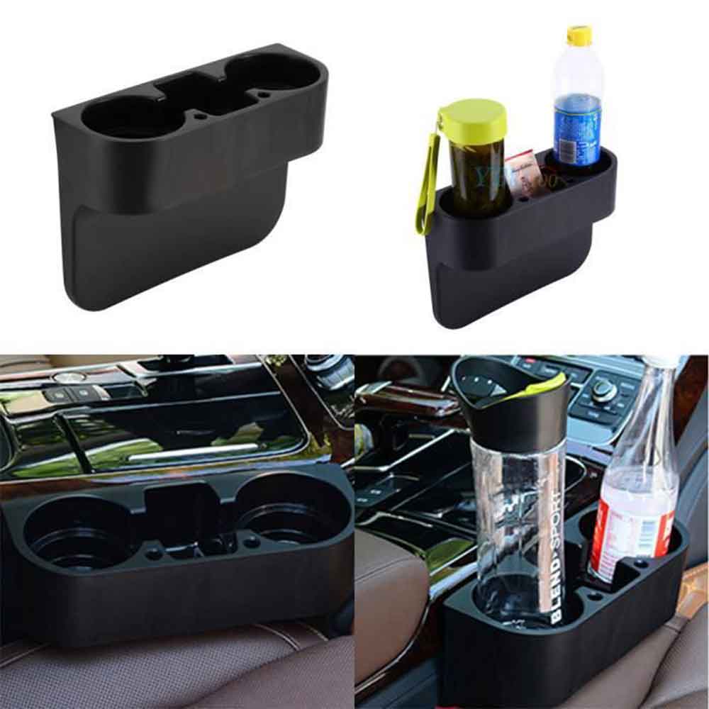 Lot 2 Porte-Gobelets Voiture Aération - Support Extensible Anti-Vibration Pour Cafés Boissons Canettes Jusqu'à 9,5 Cm