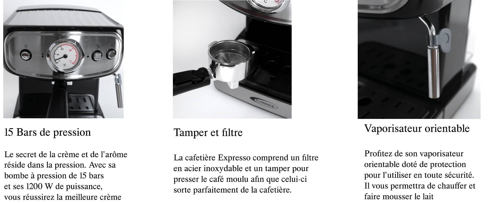 2 en 1 Cuillère à Café en Acier Inoxydable Tasseur Café Presseur