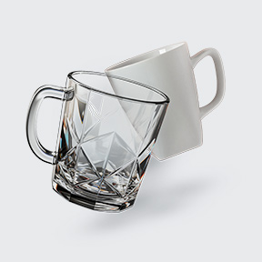 Verre et tasse