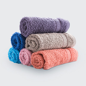 Serviette et gant de toilette